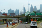 We naderen het centrum van Toronto